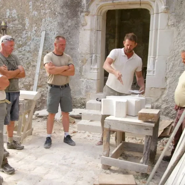 Philippe - a Master Sculptor working on Notre Dame restoration (3