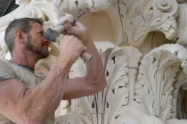 meet a french Master Sculptor working on Notre Dame restoration (