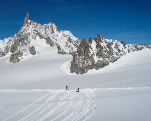 skiing in French alps _ Chamonix